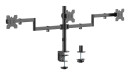 foto de SOPORTE MONITOR AISENS MESA ECO GIRA INCLI 3 MONI 10KG (3 PIV 2 BRAZOS)13-27