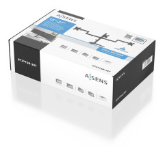 foto de SOPORTE MONITOR AISENS MESA PEANA GIRA INCLI 3 MONI 10KG (3 PIV 2 BRAZOS)13-27