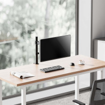 foto de SOPORTE MONITOR AISENS MESA ECO GIRA INCLI MONITOR 10KG (3 PIV 1 BRAZO) 17-32