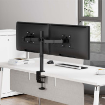 foto de SOPORTE MONITOR AISENS MESA ECO GIRA INCLI MONITOR 10KG (3 PIV 2 BRAZOS) 17-32