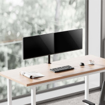 foto de SOPORTE MONITOR AISENS MESA ECO GIRA INCLI MONITOR 10KG (3 PIV 2 BRAZOS) 17-32