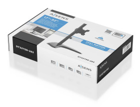 foto de SOPORTE MONITOR AISENS MESA PEANA GIRA INCLI MONITOR/TV 10KG 17-32 NEGRO