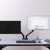 foto de SOPORTE MONITOR AISENS MESA RGB GAMING CONTRAPESO MONITOR(3 PIV 2 BRAZOS)17-32