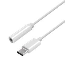 foto de CABLE CONVERSOR AISENS USB-C A AUDIO USB-C/M-JACK 3.5/H BLANCO 15CM