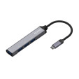 foto de HUB AISENS USB 3.1 USB-C USB-C/M-4XTIPO A/H GRIS 10CM