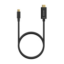 foto de CABLE CONVERSOR AISENS 4K30HZ USB-C/M-HDMI/M NEGRO 1.8M