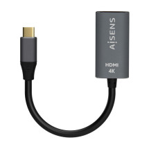 foto de CABLE CONVERSOR AISENS ALUMINIO USB-C A HDMI 4K60HZ GRIS 15CM