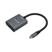 foto de CABLE CONVERSOR AISENS ALUMINIO USB-C A HDMI 4K30HZ GRIS 15CM