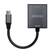 foto de CABLE CONVERSOR AISENS ALUMINIO USB-C A HDMI 4K30HZ GRIS 15CM