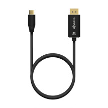 foto de CABLE CONVERSOR AISENS ALUMINIO USB-C A DISPLAYPORT 8K60HZ 0.8M