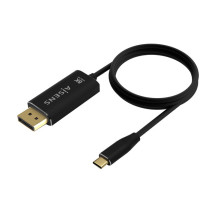 foto de CABLE CONVERSOR AISENS ALUMINIO USB-C A DISPLAYPORT 8K60HZ 0.8M