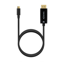 foto de CABLE CONVERSOR AISENS USB-C A DISPLAYPORT 8K60HZ NEGRO 1.8M