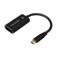 foto de CABLE CONVERSOR AISENS ALUMINIO USB-C A DISPLAYPORT 8K60HZ NEGRO 15CM