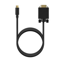 foto de CABLE CONVERSOR AISENS USB-C A VGA USB-C/M-HDB15/M NEGRO 1.8M