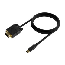 foto de CABLE CONVERSOR AISENS USB-C A VGA USB-C/M-HDB15/M NEGRO 1.8M