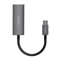 foto de CABLE CONVERSOR AISENS USB3.1 GEN1 USB-C A ETHERNET GIGABIT GRIS 15CM