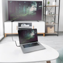 foto de CABLE CONVERSOR AISENS ALUMINIO USB-C A HDMI 2.1 8K60HZ 2.0M