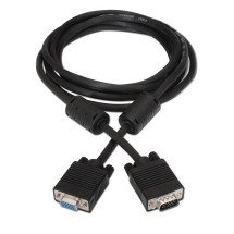 foto de CABLE AISENS SVGA CON FERRITA HDB15/M-HDB15/H NEGRO 1.8M