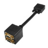 foto de CABLE AISENS BIFURCADOR SVGA(3C+9) HDB15/M-2XHDB15/H ORO 20 CM
