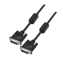 foto de CABLE AISENS DVI DUAL LINK 24+1 CON FERRITA M/M NEGRO 1.8M