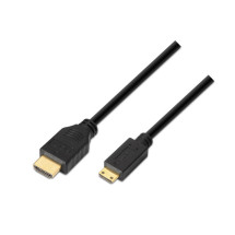 foto de CABLE HDMI AISENS A MINI HDMI ALTA VELOCIDAD A/M-C/M NEGRO 3.0M