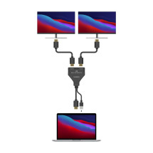 foto de DUPLICADOR AISENS HDMI 4K30HZ 1X2 CON ALIMENTACION USB 30CM