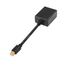 foto de CONVERSOR AISENS MINI DISPLAYPORT A SVGA MDP/M-SVGA/H NEGRO 15CM