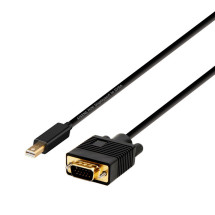 foto de CABLE CONVERSOR AISENS MINI DISPLAYPORT A VGA NEGRO 2.0M