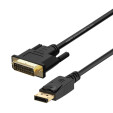 foto de CABLE CONVERSOR AISENS DISPLAYPORT A DVI DP/M-DVI/M NEGRO 2.0M