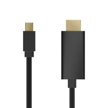 foto de CABLE CONVERSOR AISENS MINI DISPLAYPORT A HDMI NEGRO 3.0M