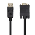 foto de CABLE CONVERSOR AISENS DISPLAYPORT A VGA DP/M-VGA/M NEGRO 3.0M