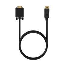 foto de CABLE CONVERSOR AISENS DISPLAYPORT A VGA DP/M-VGA/M NEGRO 1.0M