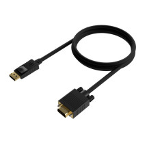 foto de CABLE CONVERSOR AISENS DISPLAYPORT A VGA DP/M-VGA/M NEGRO 1.0M