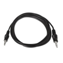 foto de CABLE AISENS AUDIO ESTEREO JACK 3.5/M-JACK 3.5/M NEGRO 0.3M