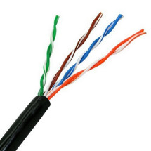 foto de BOBINA CABLE RED AISENS EXTERIOR IMPERMEABLE RJ45 CAT.5E UTP 100M RIGIDO