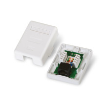 foto de ROSETA DE SUPERFICIE AISENS RJ45 CAT.5E UTP 1 TOMA BLANCO