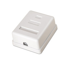 foto de ROSETA DE SUPERFICIE AISENS RJ45 CAT.6 UTP 1 TOMA BLANCO