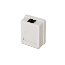 foto de ROSETA DE SUPERFICIE AISENS RJ45 CAT.6 UTP 1 TOMA BLANCO