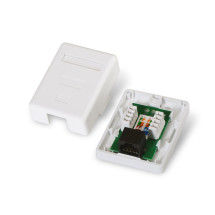 foto de ROSETA DE SUPERFICIE AISENS RJ45 CAT.6 UTP 1 TOMA BLANCO