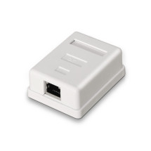 foto de ROSETA DE SUPERFICIE AISENS RJ45 CAT.6 FTP 1 TOMA BLANCO