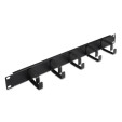 foto de ORGANIZADOR DE CABLES AISENS METALICO CON 5 ANILLOS 19 1U NEGRO