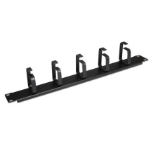foto de ORGANIZADOR DE CABLES AISENS METALICO CON 5 ANILLOS 19 1U NEGRO