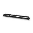 foto de PANEL PARCHEO AISENS 24 PUERTOS RJ45 CAT.6 UTP 1U DUAL IDC GESTION CABLES
