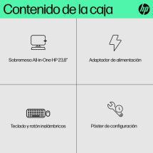 foto de HP 24-cr0040ns Intel? Core? i3 i3-1315U 60,5 cm (23.8) 1920 x 1080 Pixeles 8 GB DDR4-SDRAM 512 GB SSD Windows 11 Home Wi-Fi 6 (802.11ax) Blanco
