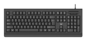 foto de TECLADO EWENT CON LECTOR DNI QWERTY ES USB NEGRO