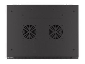 foto de ARMARIO LANBERG 9U 600X450 CON PUERTA PERFORADA RACK 19 H-60 KG NEGRO FLAT PACK