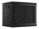 foto de ARMARIO LANBERG 9U 600X450 CON PUERTA PERFORADA RACK 19 H-60 KG NEGRO FLAT PACK