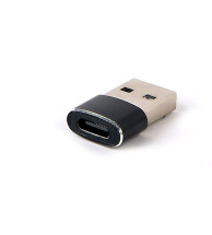 foto de ADAPTADOR GEMBIRD USB AM A TIPO C HEMBRA, NEGRO