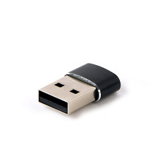 foto de ADAPTADOR GEMBIRD USB AM A TIPO C HEMBRA, NEGRO