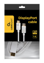foto de CABLE DISPLAYPORT GEMBIRD 4K DE 1,8 M, BLANCO
